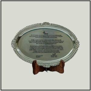 Oval Silver Plate 001