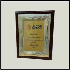 Plaque Award