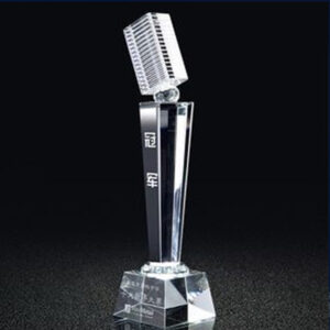 College debate competition TV host contest award trophy