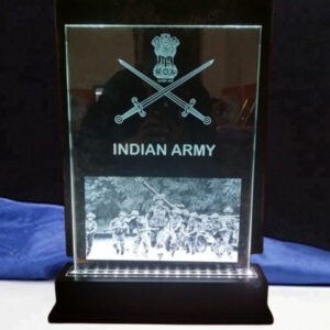 Indian Army crystal memento