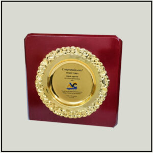 Round Wooden Award